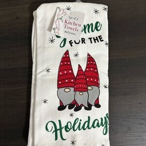 Festive Gnome Kitchen Towels